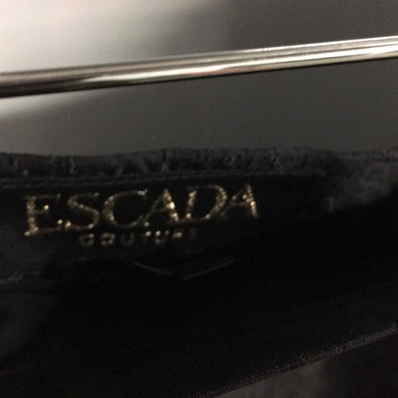 Escada couture patterned black skirt - Picture 3 of 8
